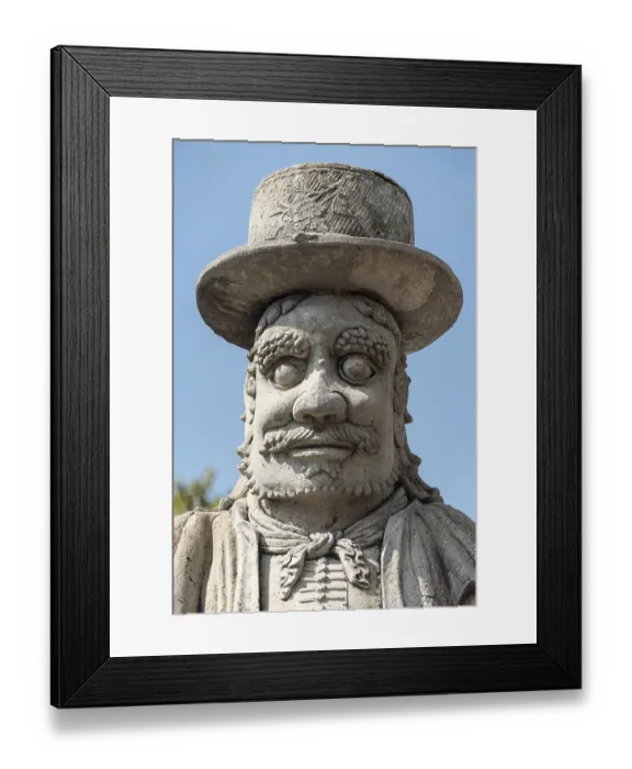 Framed Print : Chinese stone doll, gate gaurdian at Wat Pho Temple Framed Print : Chinese stone doll, gate gaurdian at Wat Pho Temple