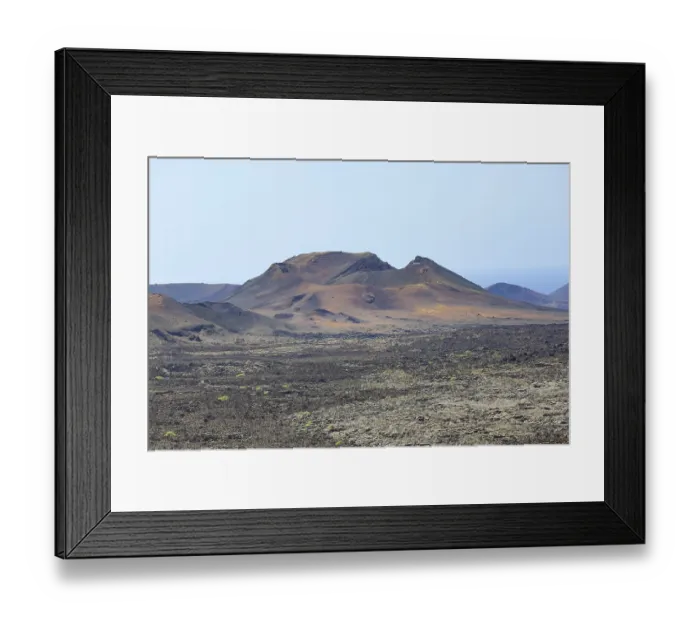 Framed Print : Volcano in Timanfaya National Park