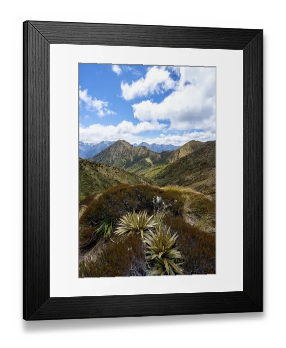 Framed Print : View of Murchison Mountains and Kepler Mountains
