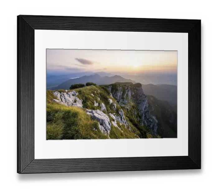 Framed Print : Benediktenwand, Mountains and Landscape