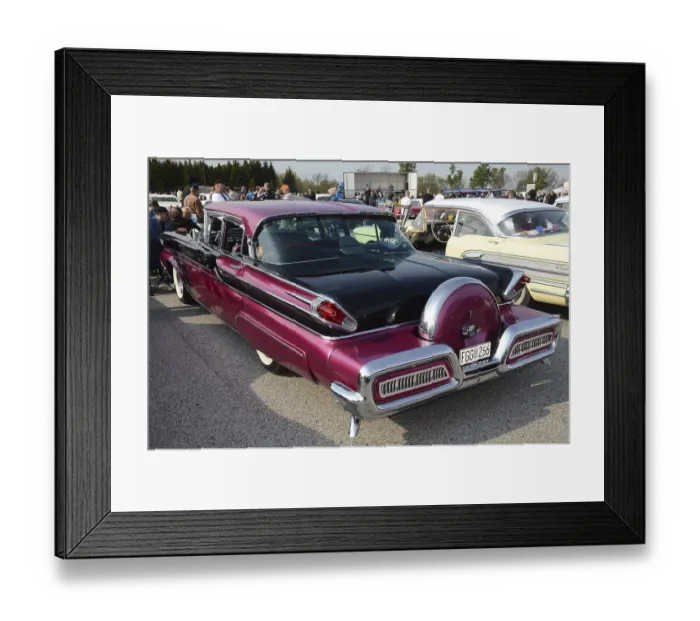 Framed Print : Mercury Monterey 1958, at a meeting of classic American cars in Ystad Framed Print : Mercury Monterey 1958, at a meeting of classic American cars in Ystad
