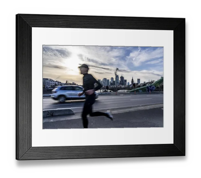 Framed Print : Skyline of Frankfurt am Main, skyscrapers