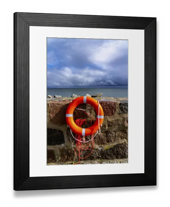 Framed Print : The city harbour of Sassnitz, island of Ruegen