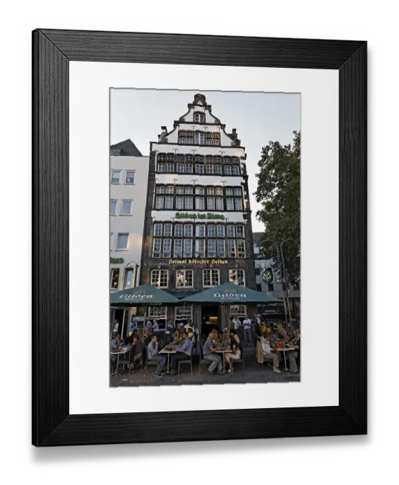 Framed Print : Traditional restaurant in a historic house