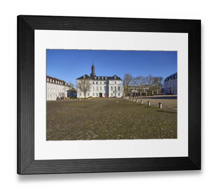 Framed Print : Saarbruecken Castle, Baroque architectural style
