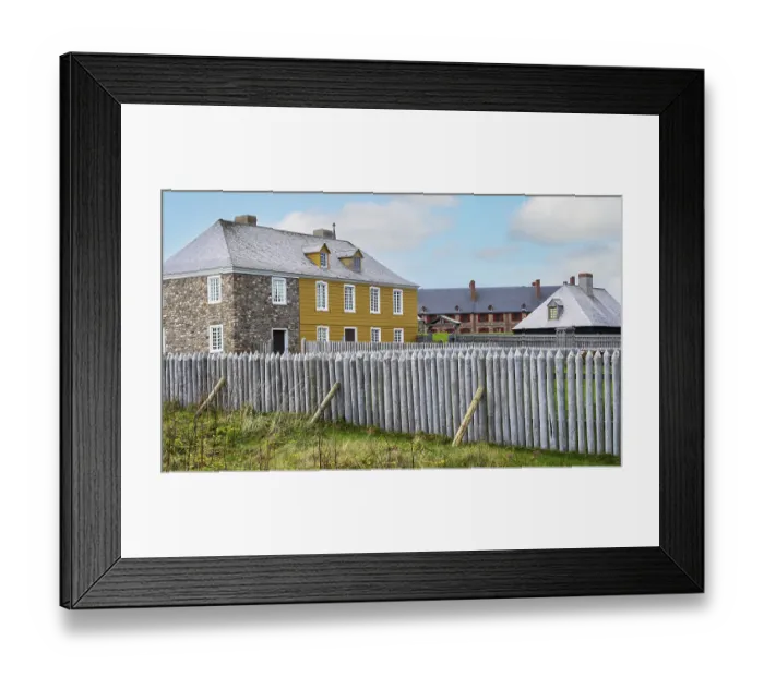 Framed Print : Fortress Louisburg Sydney Canada Framed Print : Fortress Louisburg Sydney Canada