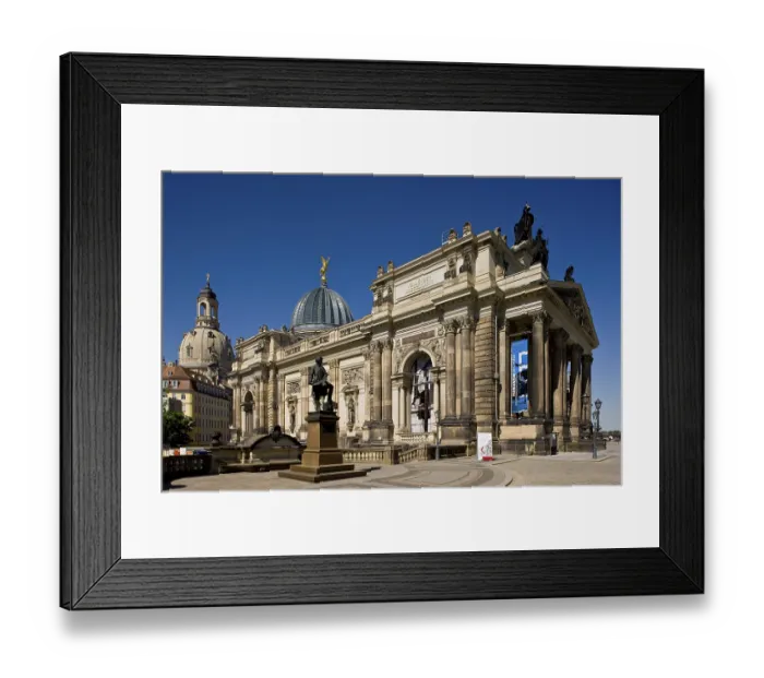 Framed Print : Semper Monument, Bruehl's Terrace Semper Monument Framed Print : Semper Monument, Bruehl's Terrace Semper Monument