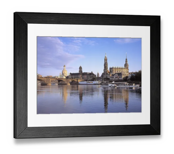 Framed Print : Dresden Scherenschnitt Framed Print : Dresden Scherenschnitt