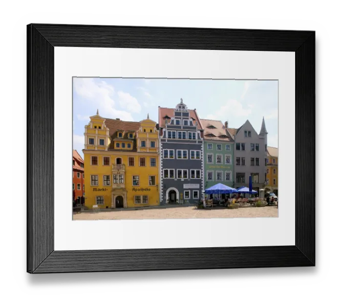 Framed Print : Meissen Old Town