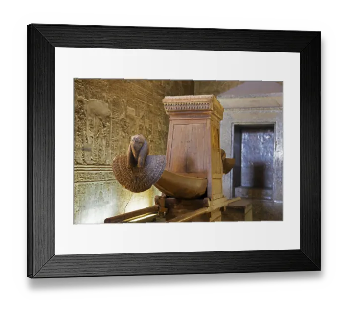 Framed Print : Sanctuary of Nectanebo II in the sanctuary of the temple of Edfu Framed Print : Sanctuary of Nectanebo II in the sanctuary of the temple of Edfu