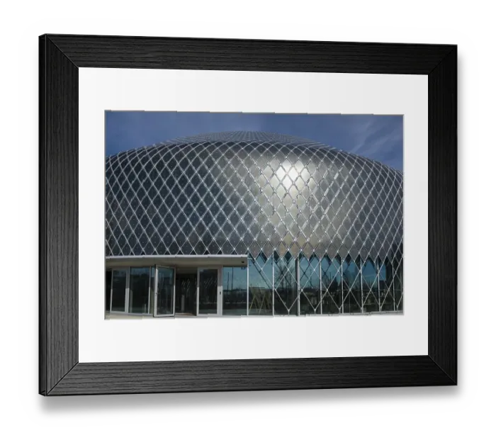 Framed Print : Novartis Pavilion, architecture firm AMDL CIRCLE and architect Michele De Lucchi