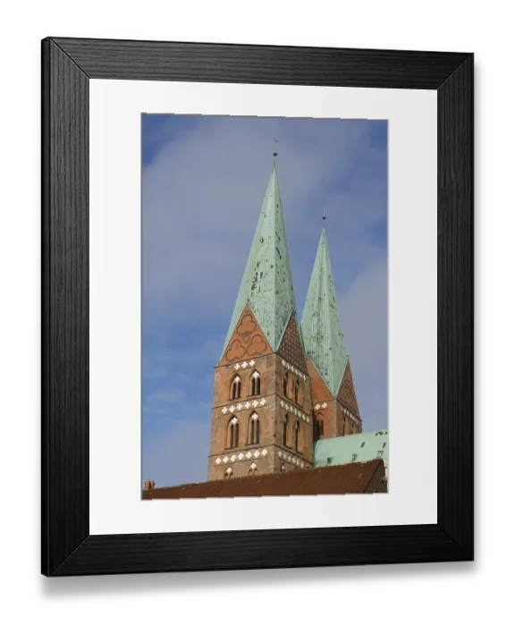 Framed Print : St. Marys Church, Brick Gothic Framed Print : St. Marys Church, Brick Gothic