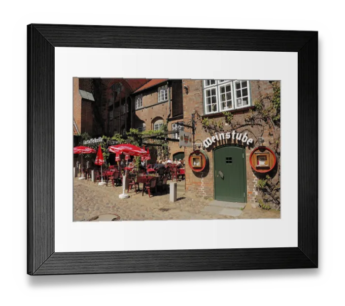Framed Print : Weinstube Restaurant and Kartoffelkeller Restaurant