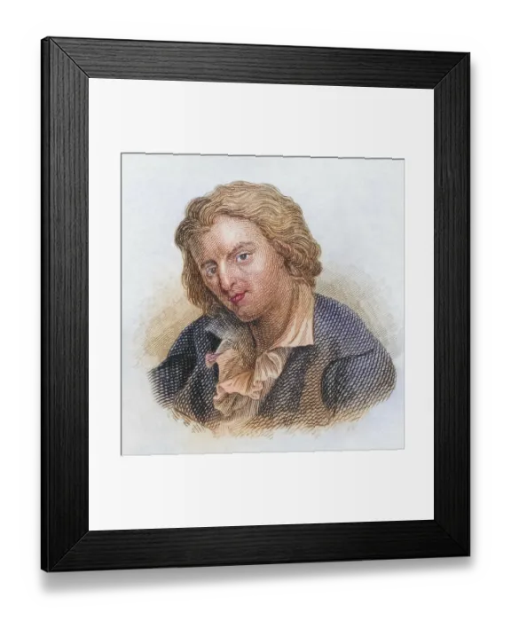 Framed Print : Johann Christoph Friedrich Schiller