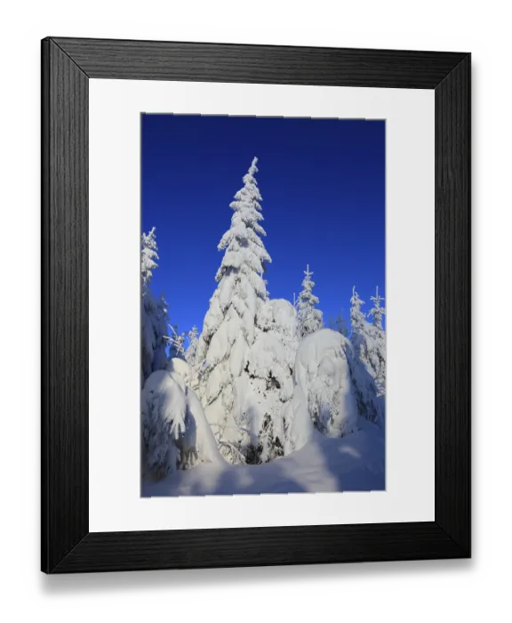 Framed Print : Winter landscape in the Fichtelgebirge Framed Print : Winter landscape in the Fichtelgebirge