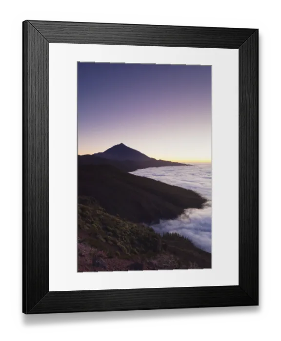 Framed Print : Volcano Pico del Teide at sunset