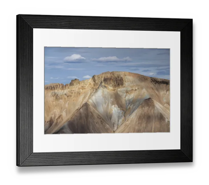 Framed Print : Rhyolite Mountains, Landmannalaugar