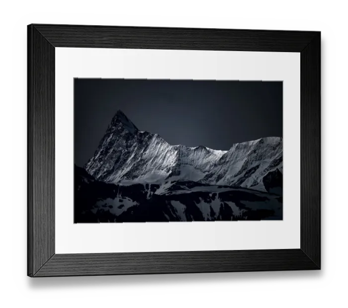 Framed Print : Finsteraarhorn in the morning light
