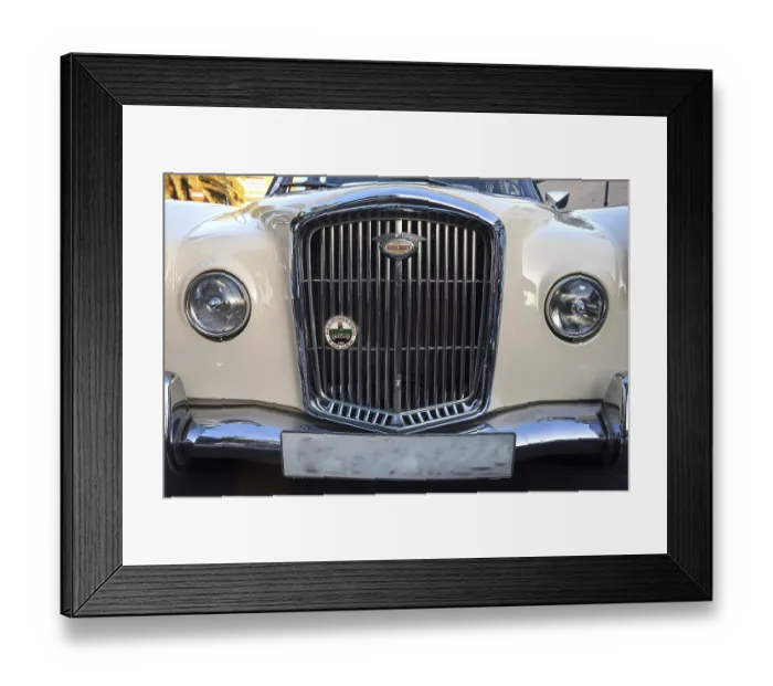 Framed Print : Vintage Wolseley at classic car meeting Framed Print : Vintage Wolseley at classic car meeting