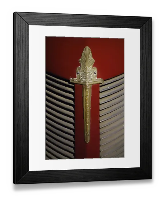 Framed Print : Belgian 1949 Imperia TA-8 hood ornament Framed Print : Belgian 1949 Imperia TA-8 hood ornament