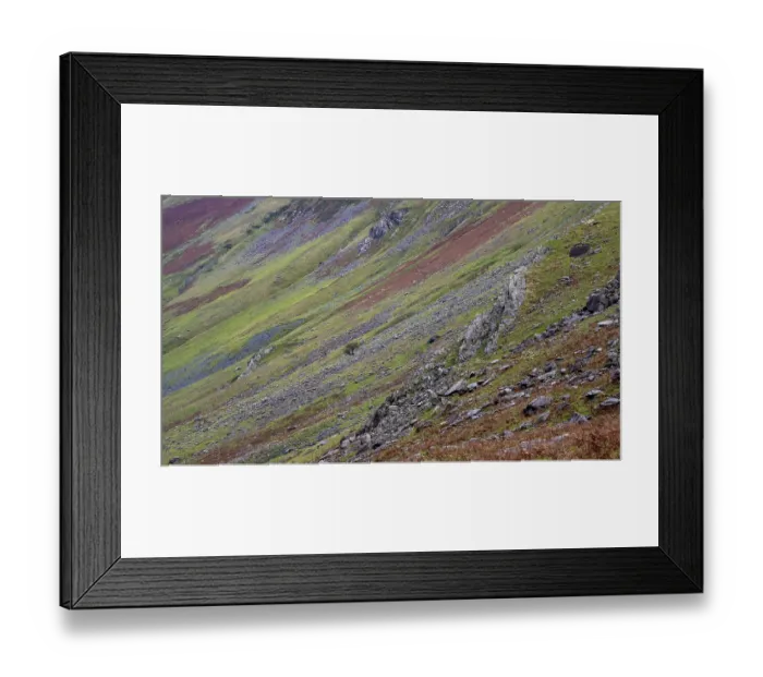 Framed Print : Mountain slopes at Honister Pass Framed Print : Mountain slopes at Honister Pass