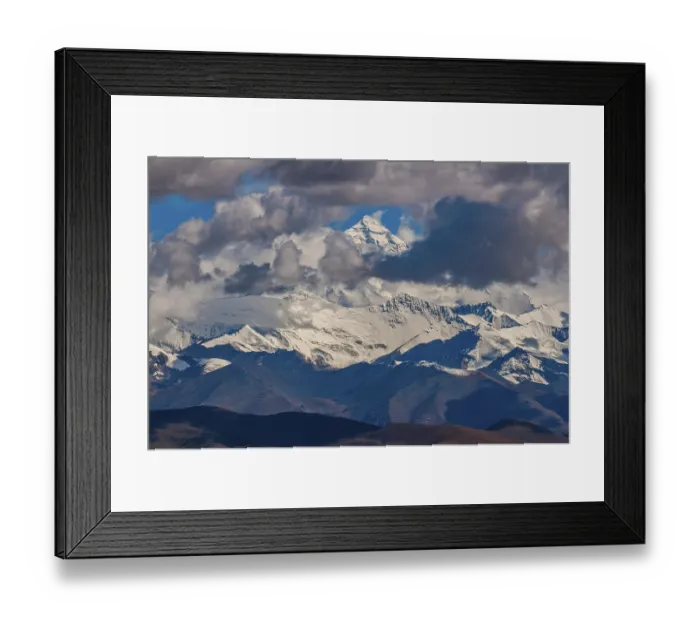 Framed Print : Great view for the Mount Everest and the Himalaya range Framed Print : Great view for the Mount Everest and the Himalaya range