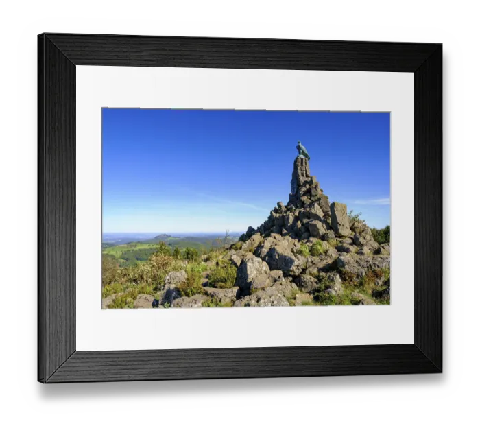 Framed Print : Aviation memorial, Wasserkuppe Framed Print : Aviation memorial, Wasserkuppe