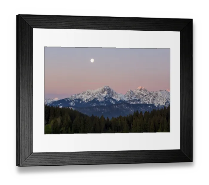 Framed Print : Allgaeu Alps, view from Hegratsrieder See Framed Print : Allgaeu Alps, view from Hegratsrieder See