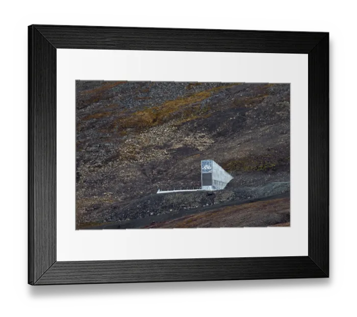 Framed Print : Entrance to the Svalbard Global Seed Vault Framed Print : Entrance to the Svalbard Global Seed Vault