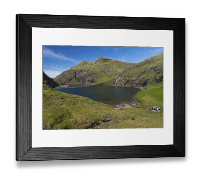 Framed Print : View of the Pollurin Lagoon, Bay Framed Print : View of the Pollurin Lagoon, Bay