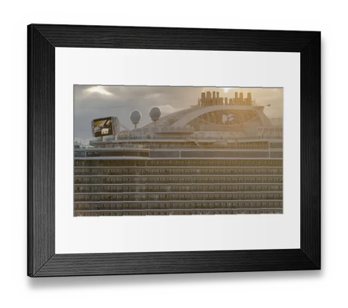 Framed Print : Cruise ship shelf Princess, Princess Cruises