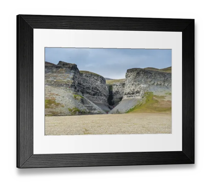 Framed Print : Tourists at the cliffs at Diskobukta with black-legged Kittiwakes (Rissa tridactyla) Framed Print : Tourists at the cliffs at Diskobukta with black-legged Kittiwakes (Rissa tridactyla)