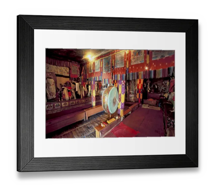 Framed Print : Prayer room, Hemis Monastery, Ladakh