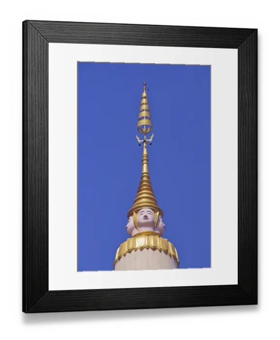 Framed Print : Spire of the Wat Botumvatey, Phnom Penh