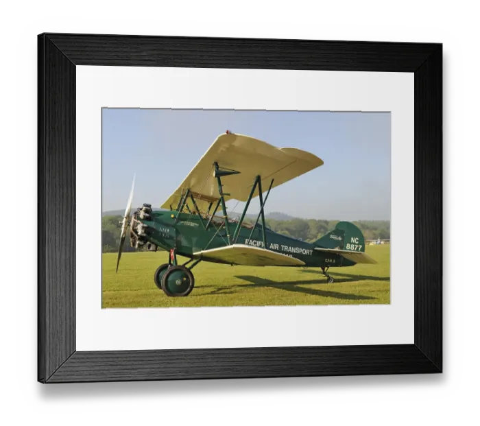 Framed Print : US-American biplane Curtiss Wright Travel Air 4000