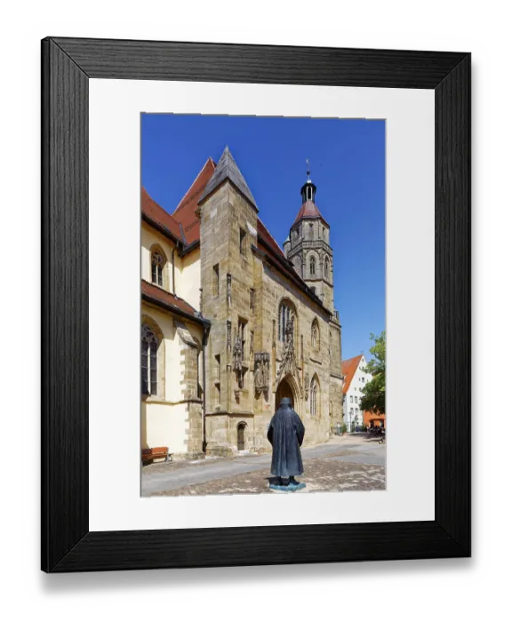 Framed Print : Dr. Martin Luther Monument faces St Framed Print : Dr. Martin Luther Monument faces St