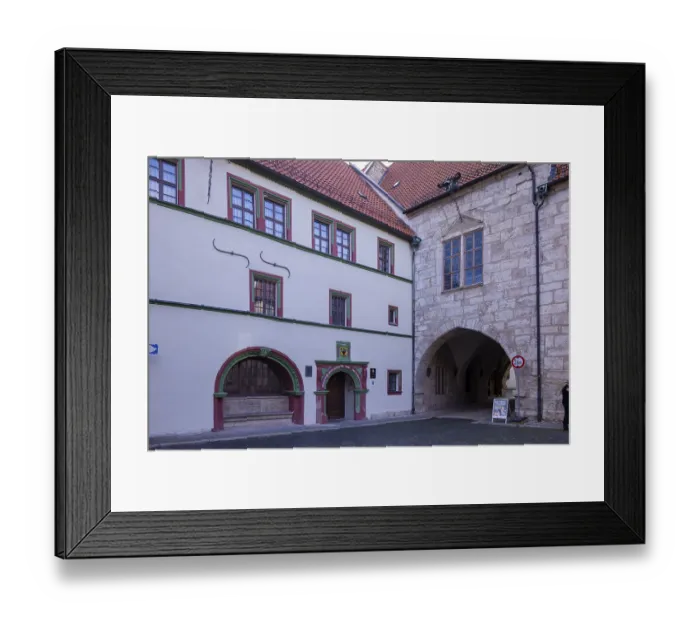 Framed Print : Muehlhausen townscape, Muehlhausen