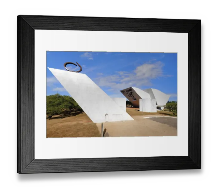 Framed Print : Tancredo Neves Pantheon of the Fatherland and Freedom or National Pantheon of Liberty