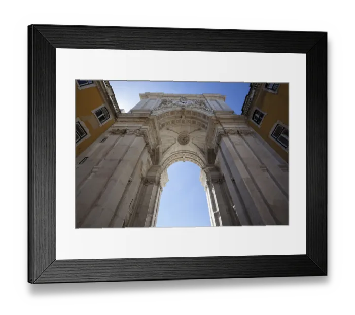 Framed Print : Triumphal Arch of Rua Augusta, Arco da Rua Augusta