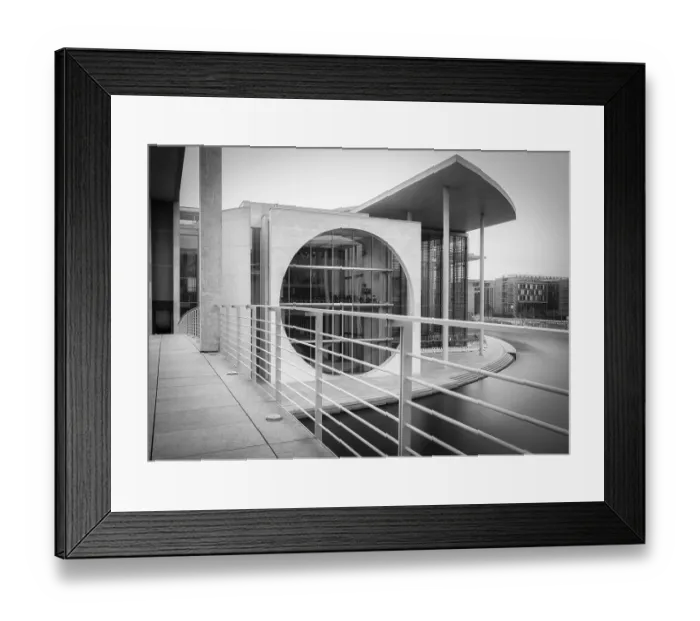 Framed Print : Black and white photography, long exposure