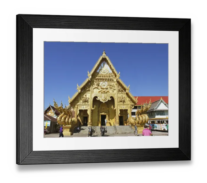 Framed Print : Wat Sri Punton, Nan, Nan Province, Thailand, Asia