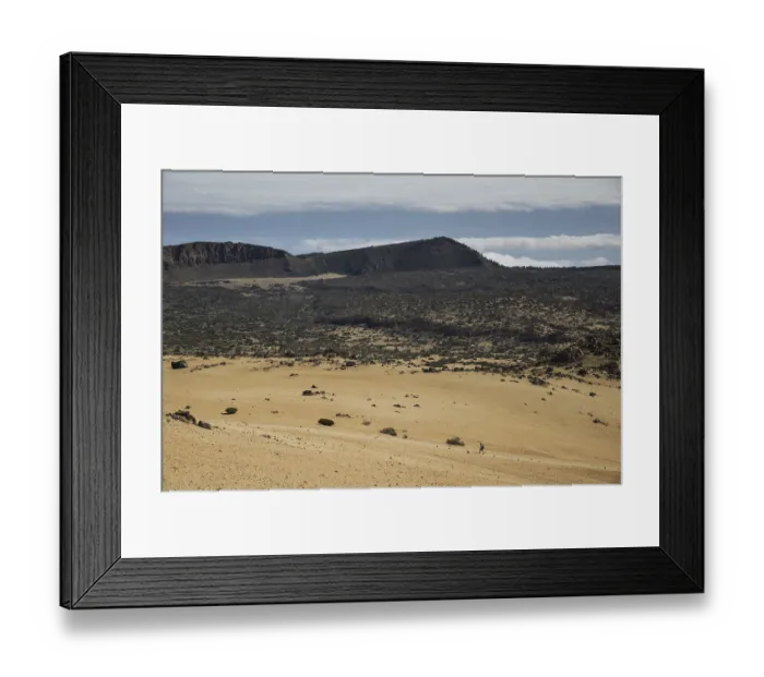 Framed Print : Hikers, Parque Nacional de las Canadas del Teide