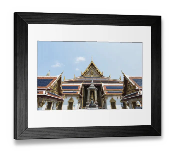 Framed Print : Wat Phra Kaeo Temple, Royal Palace