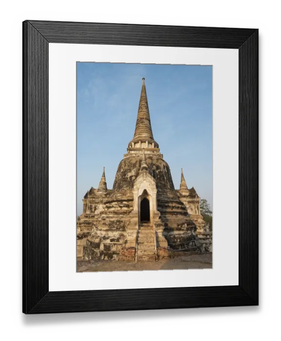 Framed Print : Stupa at Wat Phra Si Sanphet, Buddhistic temple complex Framed Print : Stupa at Wat Phra Si Sanphet, Buddhistic temple complex