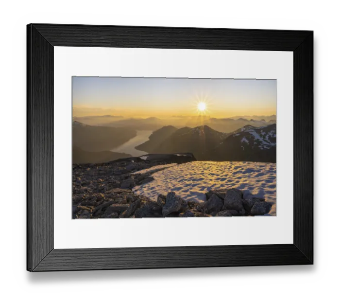 Framed Print : Evening atmosphere, Jostedalsbreen National Park Framed Print : Evening atmosphere, Jostedalsbreen National Park