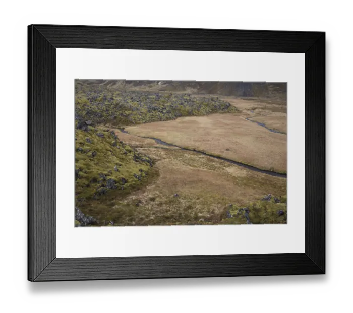Framed Print : Landscape north of Arnarstapi, Vesturland