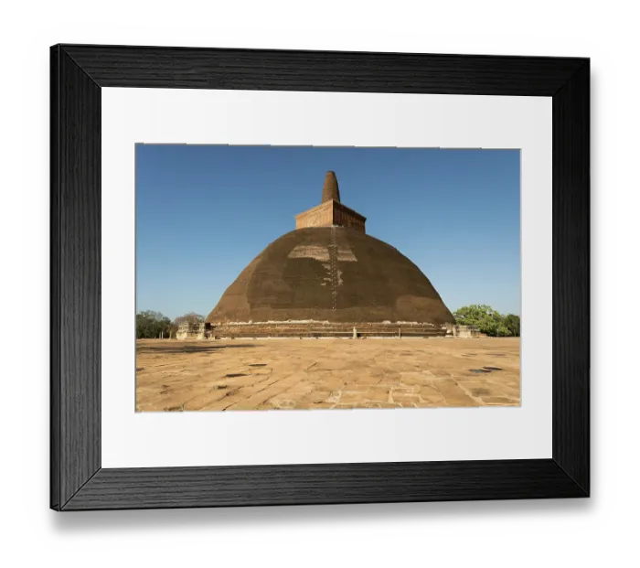 Framed Print : Abhayagiri Dagoba, Vihara, Anuradhapura