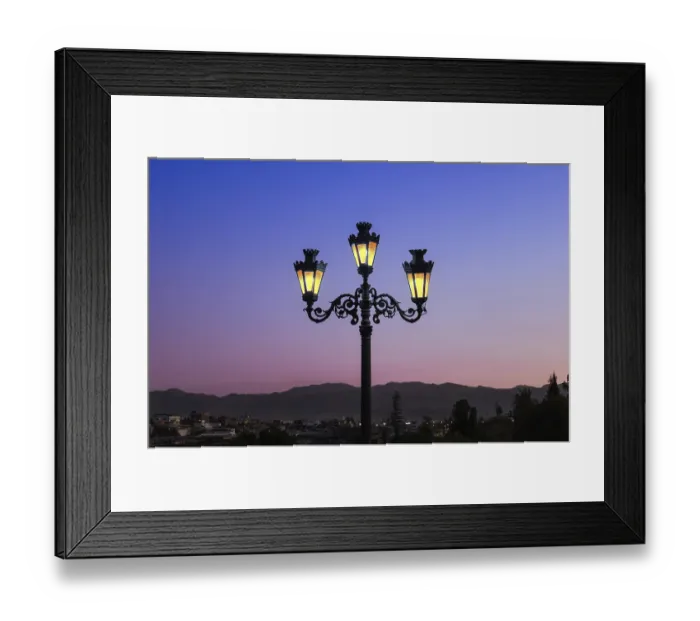 Framed Print : Arequipa, Peru. Sunset view of the Misti Volcano mountain range from the Yanahuara bridge