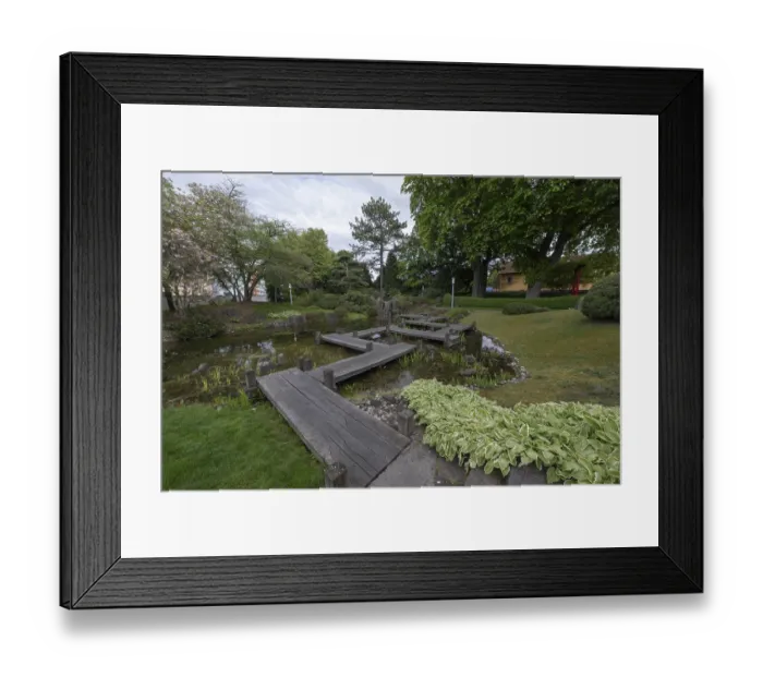 Framed Print : Japanese Garden, Bad Langensalza