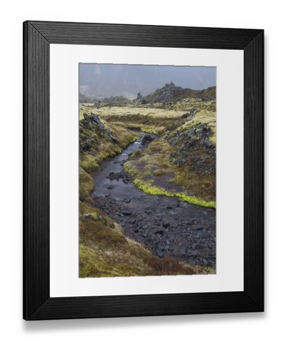 Framed Print : Landscape north of Arnarstapi, Vesturland
